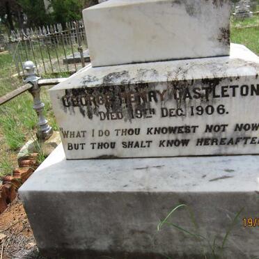 CASTLETON George Henry -1906