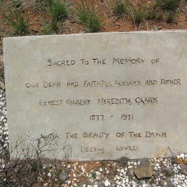 CLARK Ernest Gilbert Meredith 1877-1971