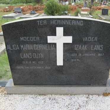 DUYN Izak 1907- &amp; Alida Maria Cornelia LANS-DUYN 1913-1966