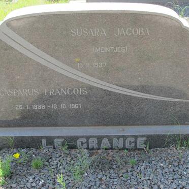 GRANGE Casparus Francois, le 1936-1967