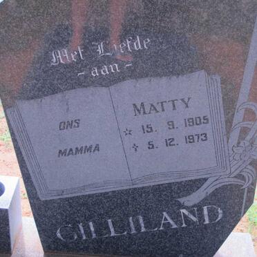 GILLILAND Matty 1905-1973