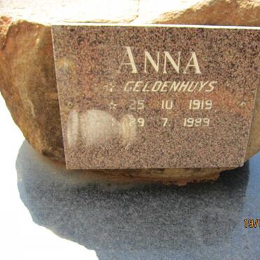 GELDENHUYS Anna 1919-1989