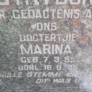 STRYDOM Marina 1959-1959