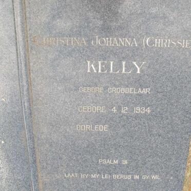 KELLY Christina Johanna 1934-