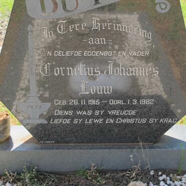 LOUW Cornelius Johannes 1915-1982