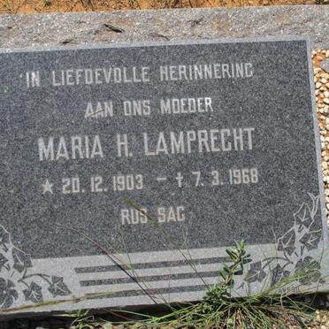 LAMPRECHT Maria H. 1903-1968