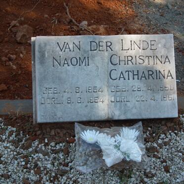 LINDE Naomi, van der 1954-1954 :: VAN DER LINDE Christina Catharina 1950-1951