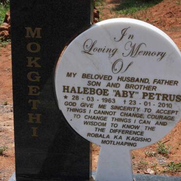 MOKGETHI Haleboe Petrus 1963-3010