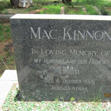 MACKINNON John -1926