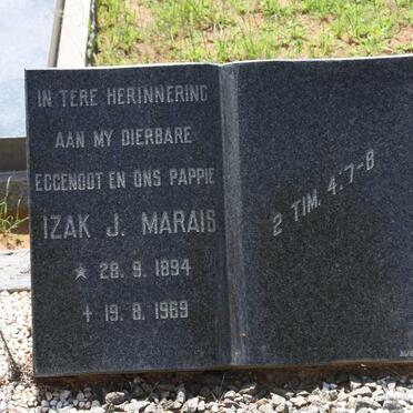 MARAIS Izak J. 1894-1969