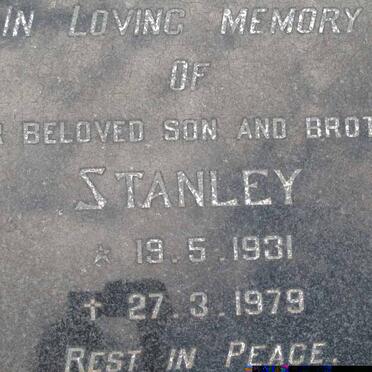 McDONALD Stanley 1931-1979