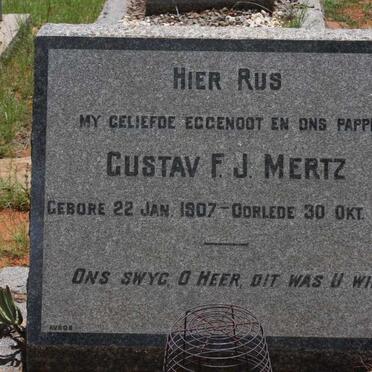 MERTZ Gustav F.J. 1907-1948