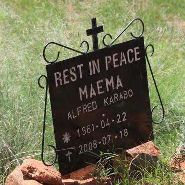 MAEMA Alfred Karabo 1961-2008