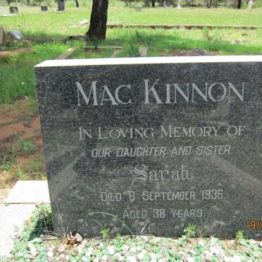 MACKINNON Sarah -1936