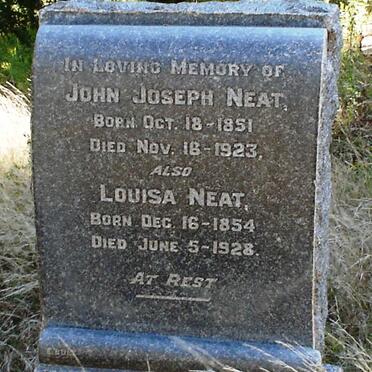 NEAT John Joseph 1851-1923 &amp; Louisa 1854-1928