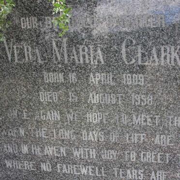 CLARKE Vera Maria 1909-1958