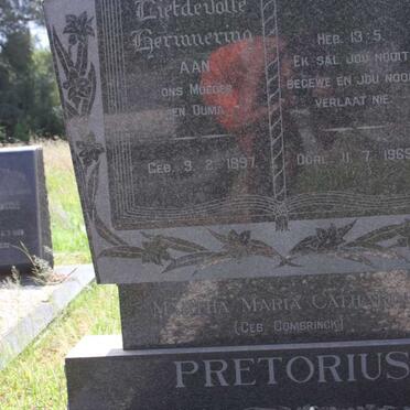 PRETORIUS Martha Maria Catharina COMBRINCK 1897-1969