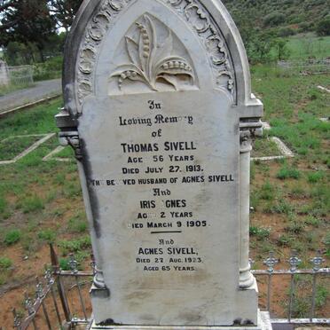 SIVELL Thomas -1913 &amp; Agnes -1923 ::  SIVELL Iris Agnes -1905