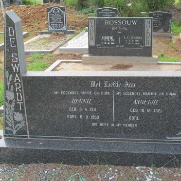 SWARDT Hennie, de 1911-1983 &amp; Annetjie 1921-