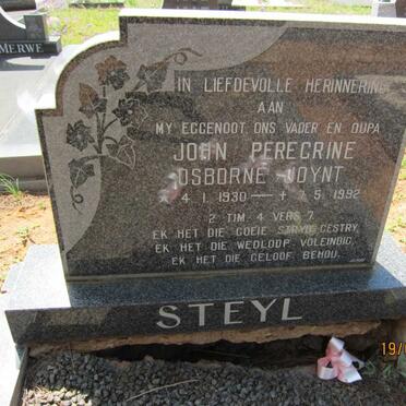 STEYL John Perecrine Osborne Joynt 1930-1992