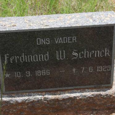 SCHENCK Ferdinand W. 1866-1929
