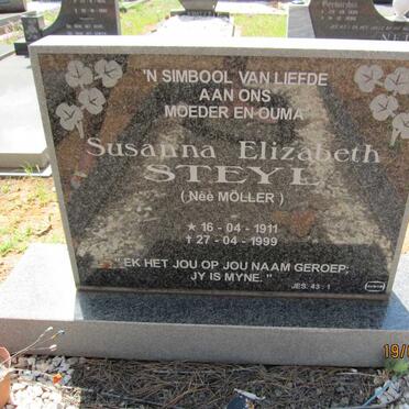 STEYL Susanna Elizabeth nee MOLLER 1911-1999