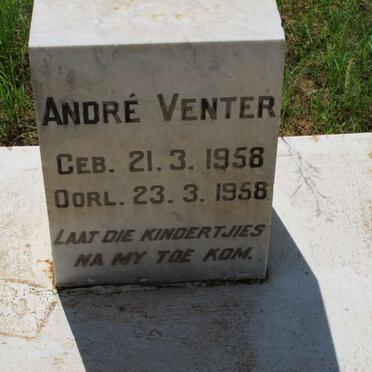 VENTER Andre 1958-1958