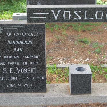VOSLOO S.E. 1904-1978