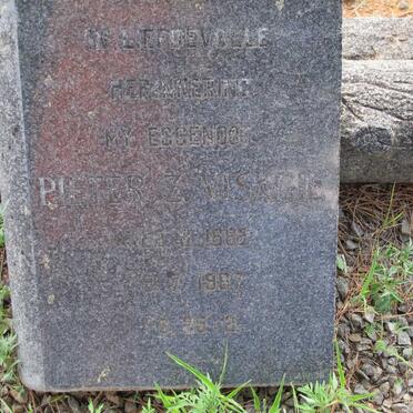 VISAGIE Pieter Z. 1882-1967