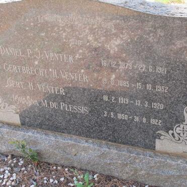 VENTER :: DU PLESSIS