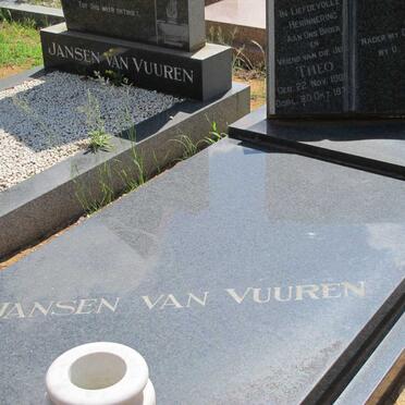 VUUREN Theo, Jansen van 1908-1970
