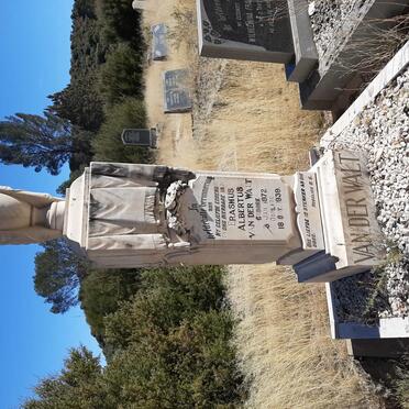 WALT Erasmus Albertus, van der 1872-1939 