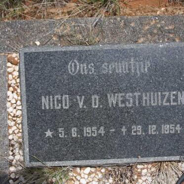 WESTHUIZEN Nico, v.d. 1954-1954