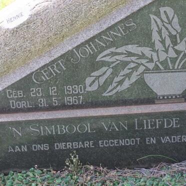 WAAL Gert Johannes ,de 1930-1967