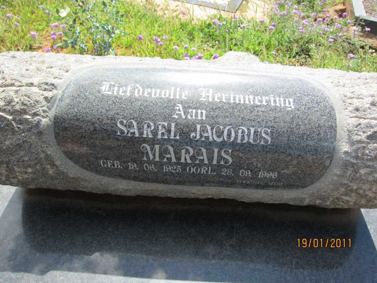 MARAIS Sarel Jacobus 1925-1996