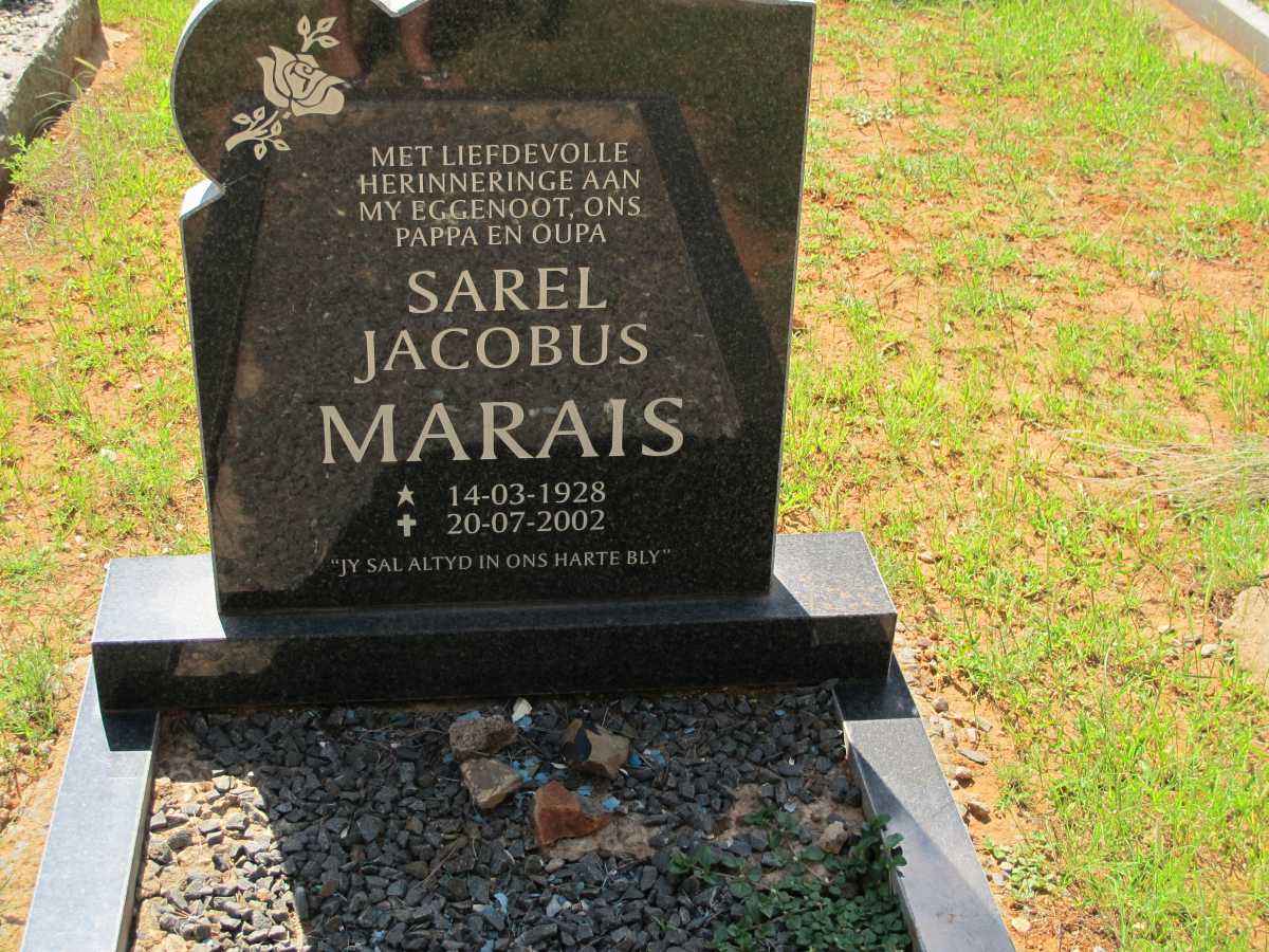 MARAIS Sarel Jacobus 1928-2002