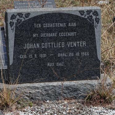 VENTER Johan Gottlieb 1891-1966