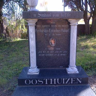 OOSTHUIZEN Gerhardus Cornelius 1968-1988