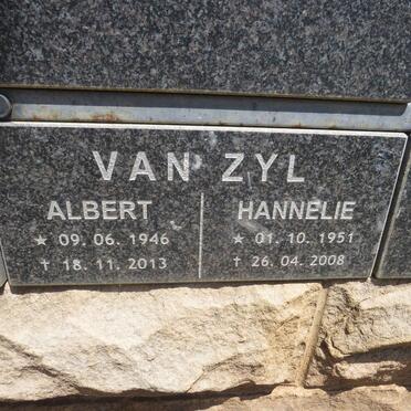 ZYL Albert, van 1946-2013 & Hannelie 1951-2008