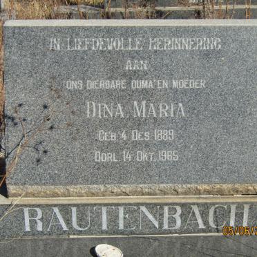 RAUTENBACH Dina Maria 1889-1965