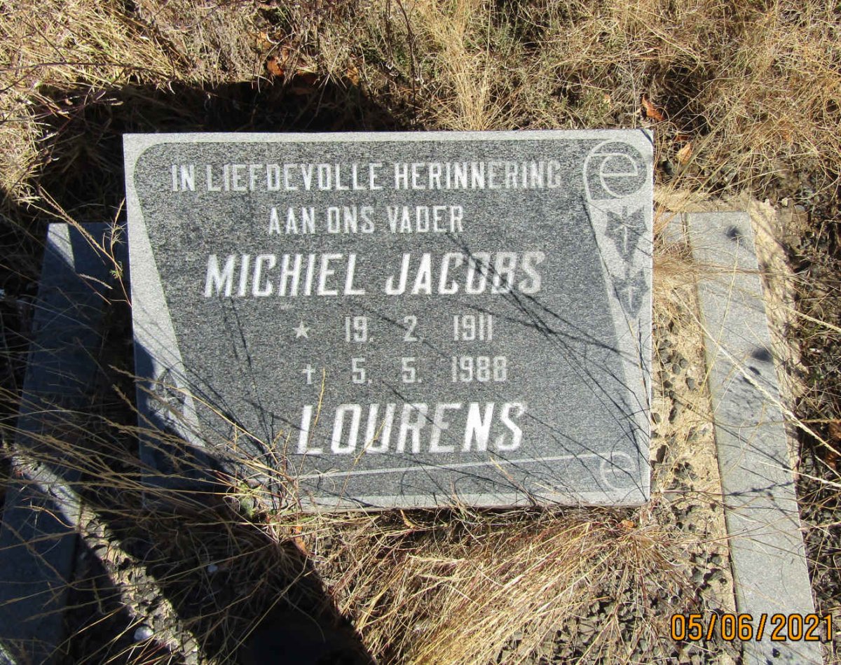 LOURENS Michiel Jacobs 1911-1988