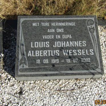 WESSELS Louis Johannes Albertus 1919-2002