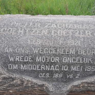 COETZER Pieter Zacharias Coertzen 1921-1953