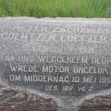 COETZER Pieter Zacharias Coertzen 1921-1953