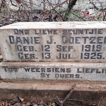 COETZER Danie J. 1919-1925