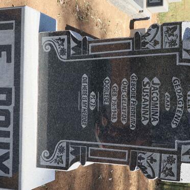 ROUX Jacomina Susanna, le nee FERREIRA 1948-