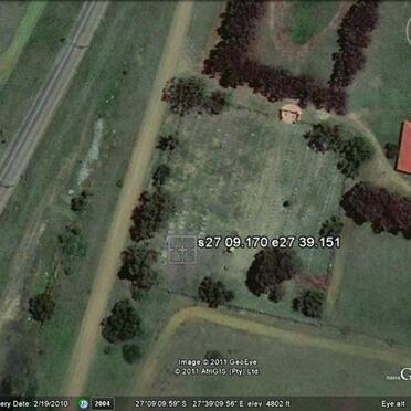 2. Kaart van begraafplaas langs die konsentrasiekampbegraafplaas