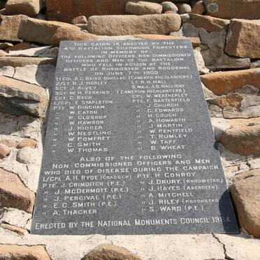 2. War memorial - name list