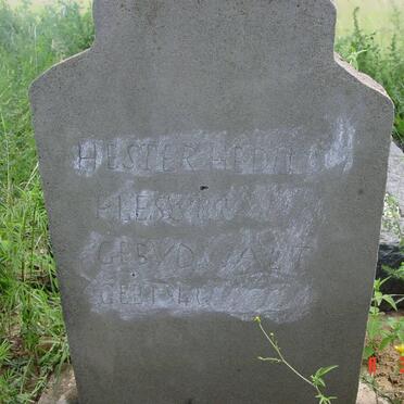 PLESSIS Hester H., du nee V.D. WALT 1941-?