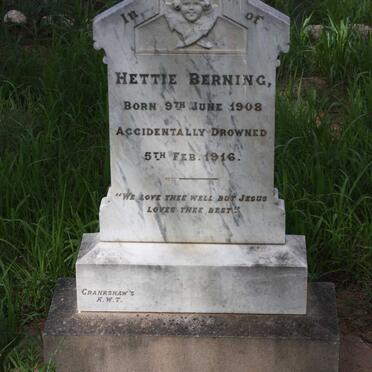 BERNING Hettie 1908-1916